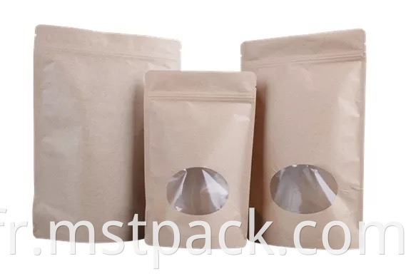 Kraft Paper Bag With Windows